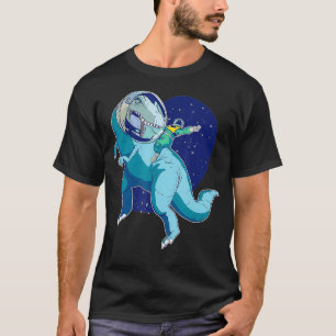 Camiseta Astronauta en bicicleta T-Rex Dinosaur Astro T-Rex