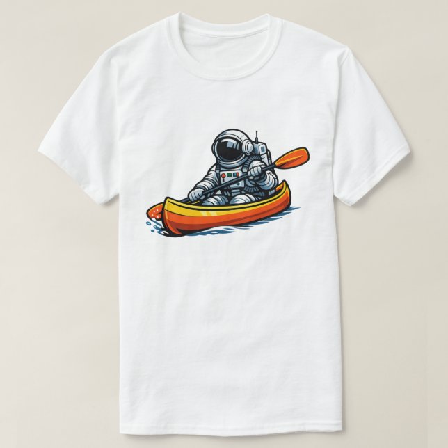 Camiseta Astronauta en Canotaje (Diseño del anverso)