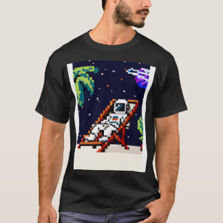 Camiseta Astronauta en el complejo tropical 2