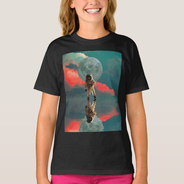 Camiseta Astronauta en el espacio (Anverso)