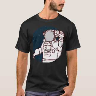 Camiseta Astronauta En El Espacio