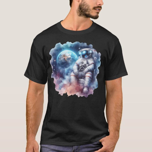 Camiseta Astronauta En El Espacio (Anverso)
