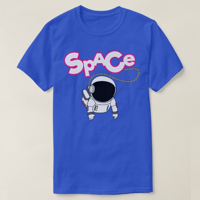 Camiseta Astronauta En El Espacio (Diseño del anverso)