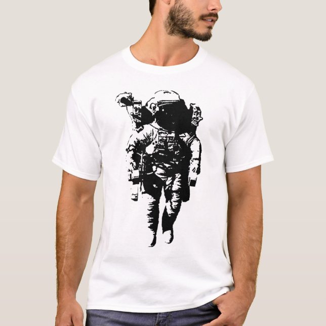Camiseta Astronauta en el espacio (Anverso)