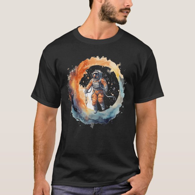 Camiseta Astronauta En El Espacio (Anverso)