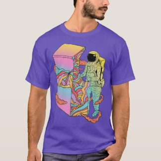 Camiseta Astronauta en el espacio arcade T