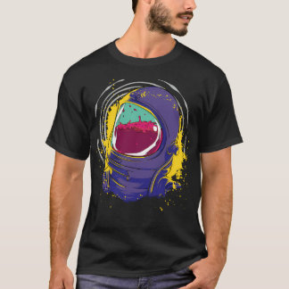 Camiseta Astronauta En El Espacio Con Mack Llenado De Gb Lí