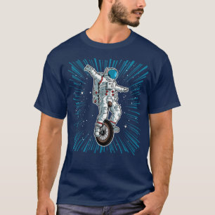 Camiseta Astronauta en el espacio de circo unicílico para n