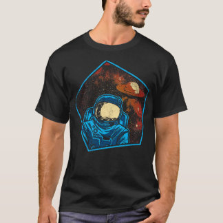 Camiseta Astronauta en el espacio ultraterrestre 4
