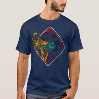 Camiseta Astronauta en el espacio ultraterrestre 5