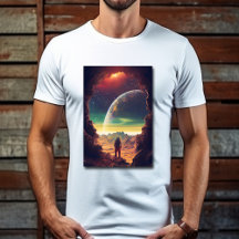 Astronauta en el espacio ultraterrestre Moon Earth