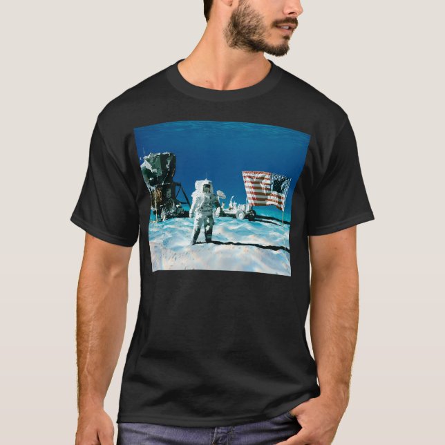 Camiseta Astronauta En El Océano (Anverso)