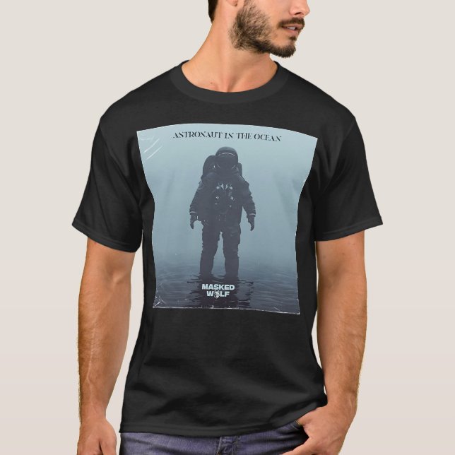 Camiseta Astronauta En El Océano (Anverso)