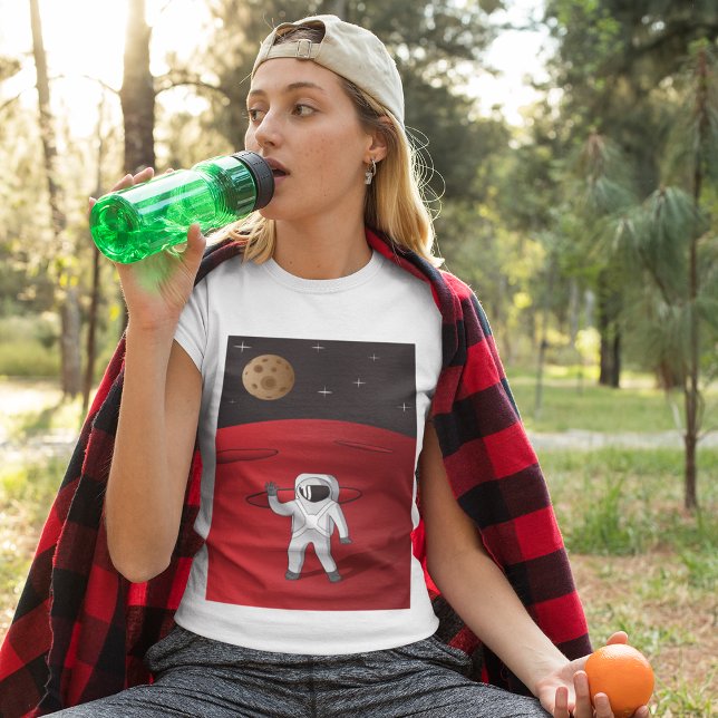 Camiseta Astronauta en el planeta rojo del Explorador espac (Subido por el creador)