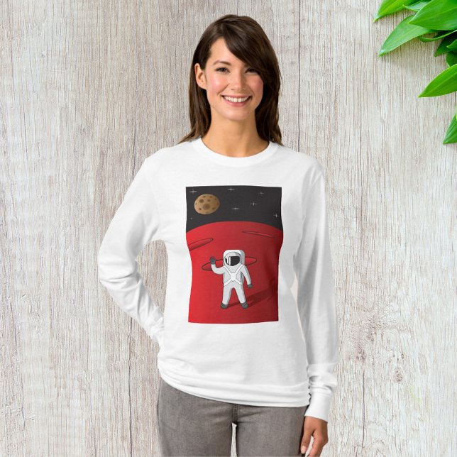 Camiseta Astronauta en el planeta rojo del Explorador espac (Subido por el creador)