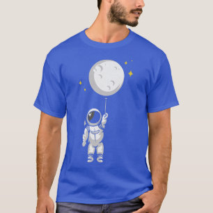 Camiseta Astronauta en globo espacial