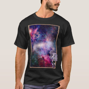 Camiseta Astronauta En La Ciencia Galáctica Del Espacio Ult