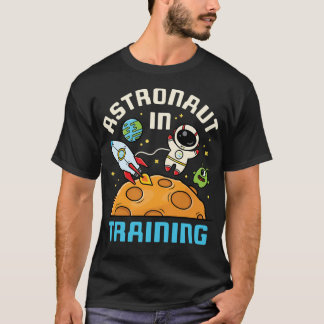 Camiseta Astronauta En La Formación De Niños Astronautas Jó