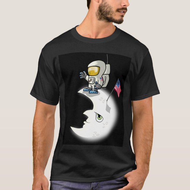 Camiseta Astronauta en la luna (Anverso)