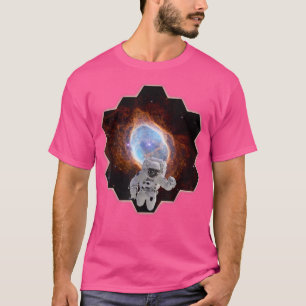 Camiseta Astronauta en Southern Ring Nebula Webb Space Tele