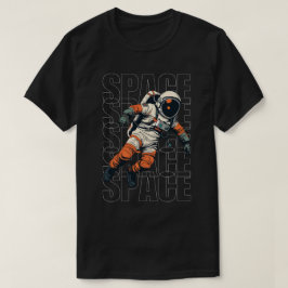 Camiseta Astronauta en un espacio