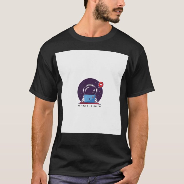 Camiseta Astronauta Enamorada (Anverso)