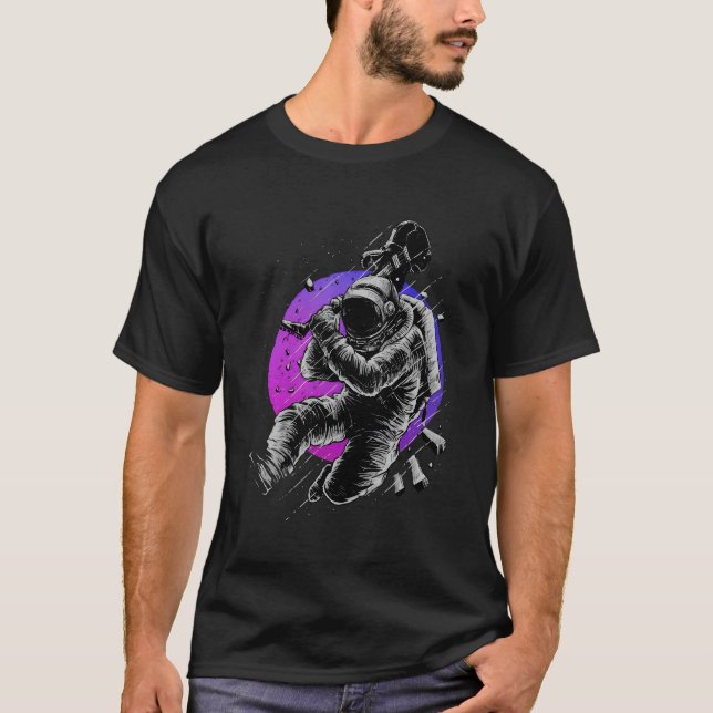 Camiseta Astronauta Espaciado A Distancia Espacio Estético  (Anverso)