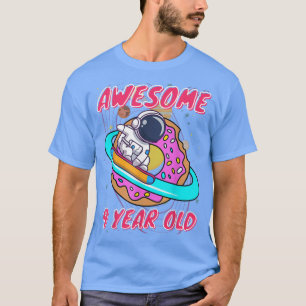 Camiseta Astronauta espacial alucinante a su cumpleaños de 