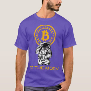 Camiseta Astronauta espacial Astronauta Bitcoin Hodling Moo