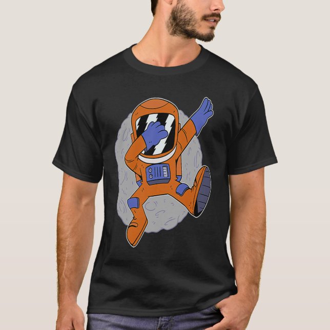 Camiseta astronauta espacial astronauta dab dabbing (Anverso)