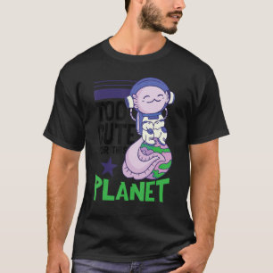 Camiseta Astronauta espacial Axolotl