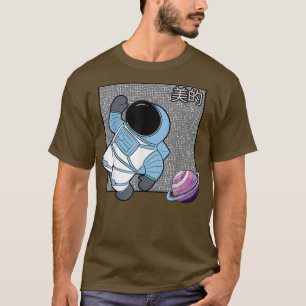 Camiseta Astronauta espacial de la estética japonesa Kawaii