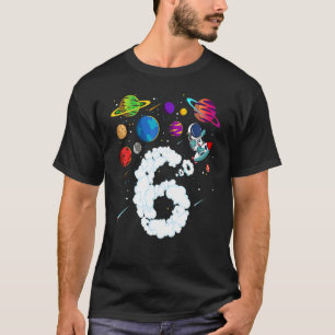 Camiseta Astronauta espacial de niños de 6 años de edad