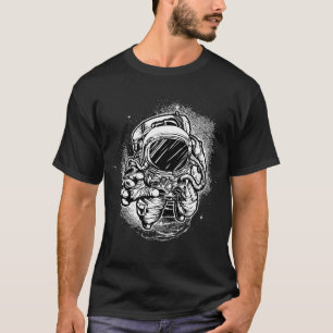 Camiseta Astronauta Espacial Genial Flotando En El Espacio
