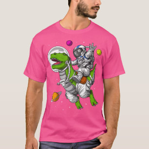 Camiseta Astronauta espacial monta en T-Rex Dinosaur Funny