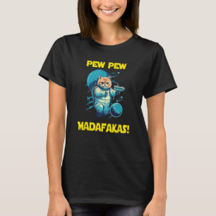 Camiseta Astronauta espacial Pew Madafakas British Shorthai