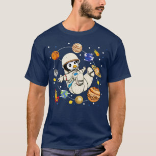 Camiseta Astronauta espacial Planetas animales Astronomía L