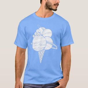 Camiseta Astronauta espacial Space Ice Cream Cone