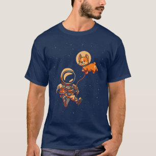 Camiseta Astronauta Espacio Perro Perro Cosmonaut Spaceman