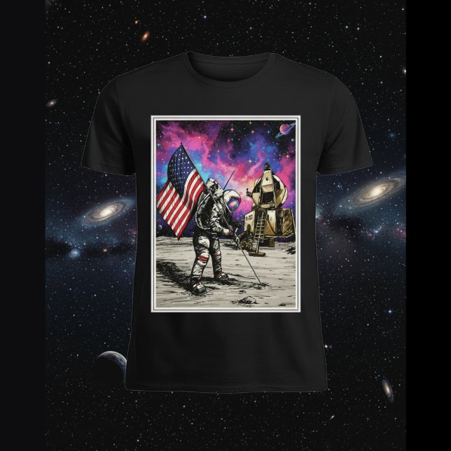 Camiseta astronauta estadounidense (Subido por el creador)