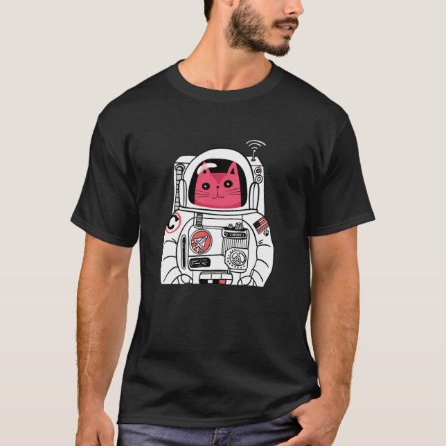 Camiseta Astronauta Explorer Kitty (Anverso)