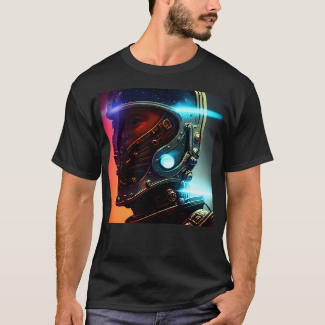 Camiseta Astronauta futurista 4K (Anverso)