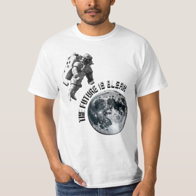 Camiseta Astronauta futurista | El Futuro Es Bleak (Anverso)