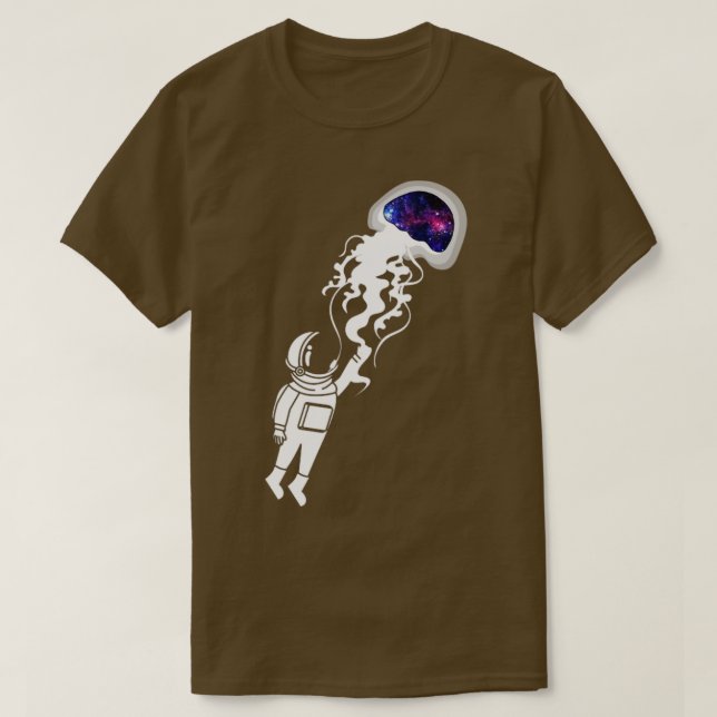 Camiseta Astronauta Galaxy Jelly Fish (Diseño del anverso)