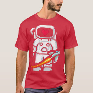 Camiseta Astronauta Gamer espacio barco cohete galaxia univ