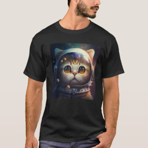 Camiseta Astronauta gatatuno kittóxico para el espacio ultr