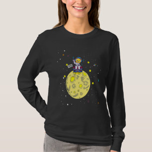 Camiseta Astronauta Gato De Guay En La Luna En El Espacio