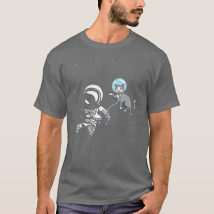 Camiseta Astronauta Gato Lover Espacio para Gatos Exteriore