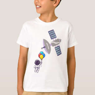 Camiseta astronauta gracioso