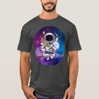 Camiseta Astronauta hambriento en el espacio ultraterrestre